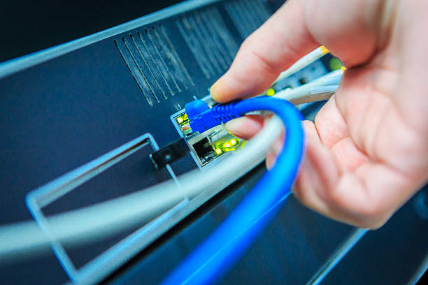 checking a Telephone network card. checking a Telephone network card.